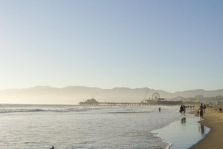 santa monica beach california