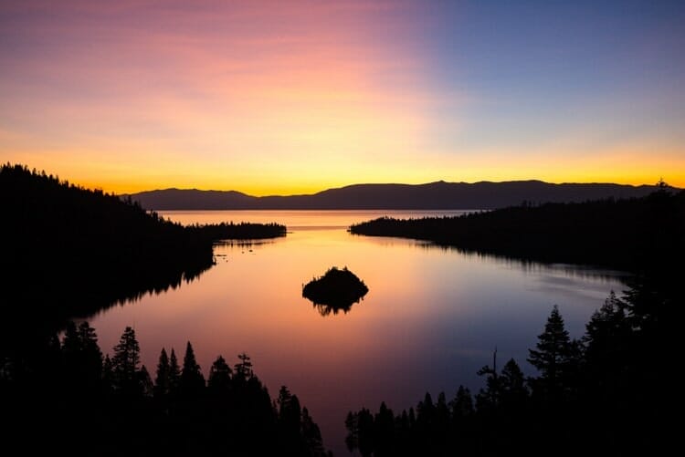 lake tahoe california fall