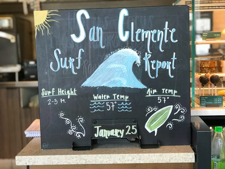 san clemente surf report