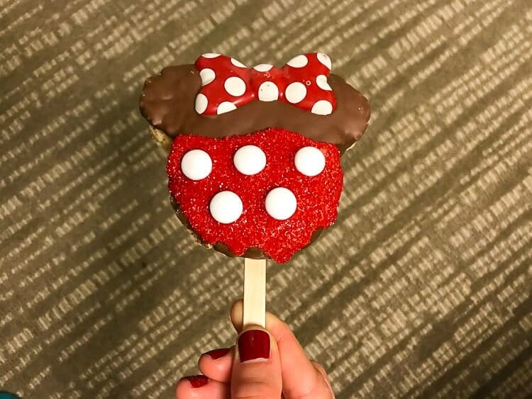 minnie mouse rice crispy treat candy palace